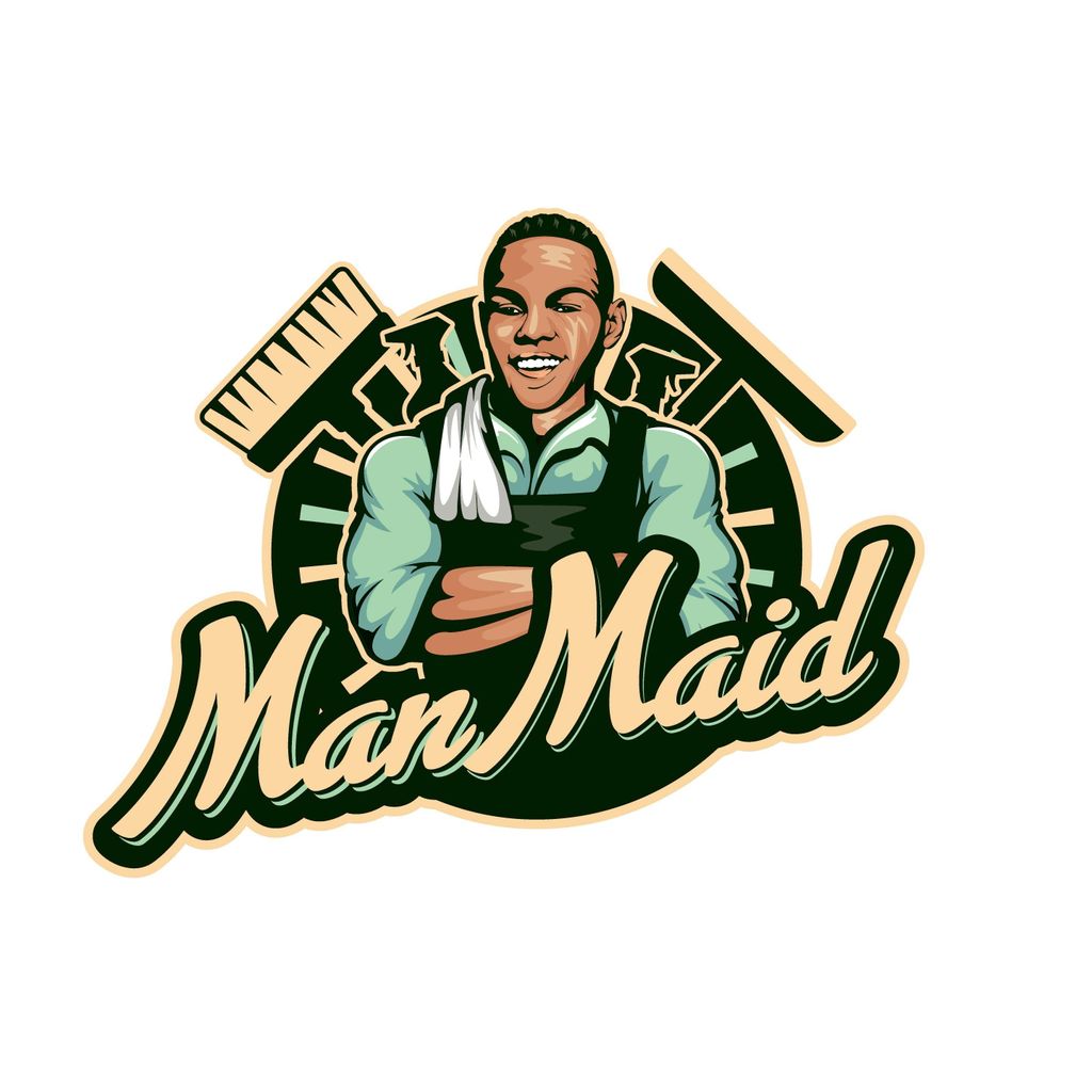 Man Maid Cleaning