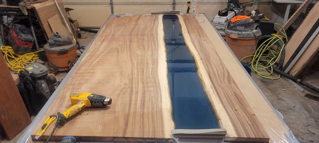 Just poured 1st epoxy pour 