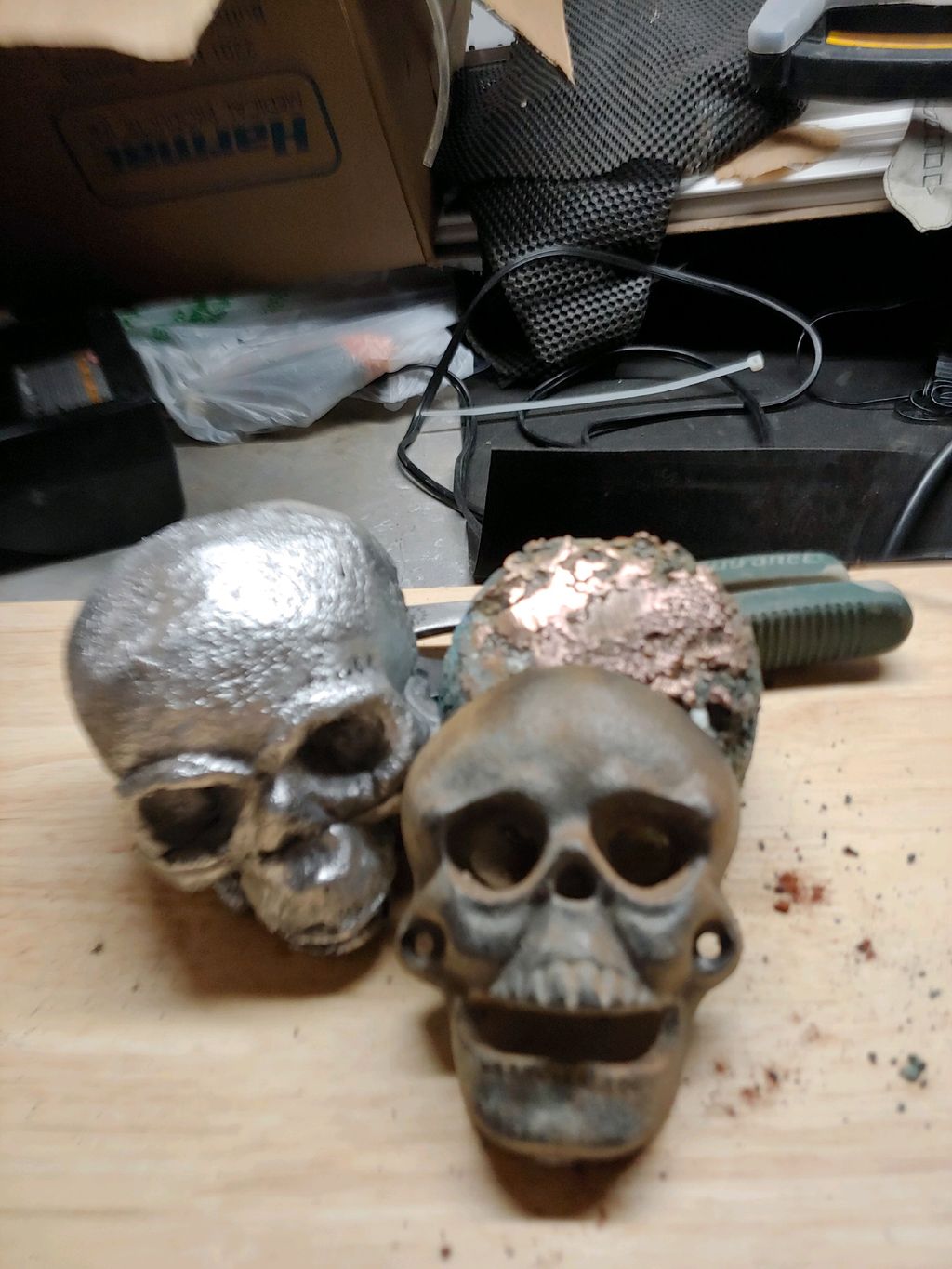 ( For fun) I carve and mold in wax the carvings in
