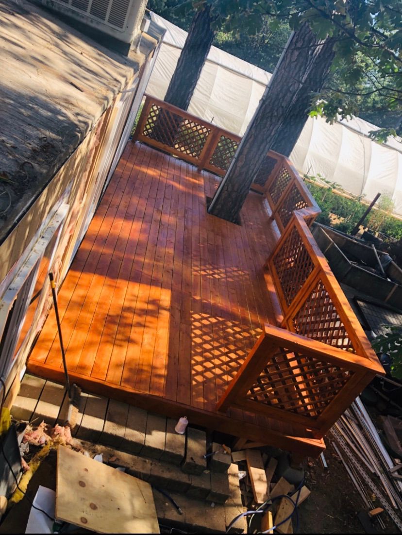 Finish and stained