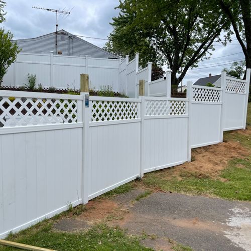 He installed my moms fence! Professional and the f