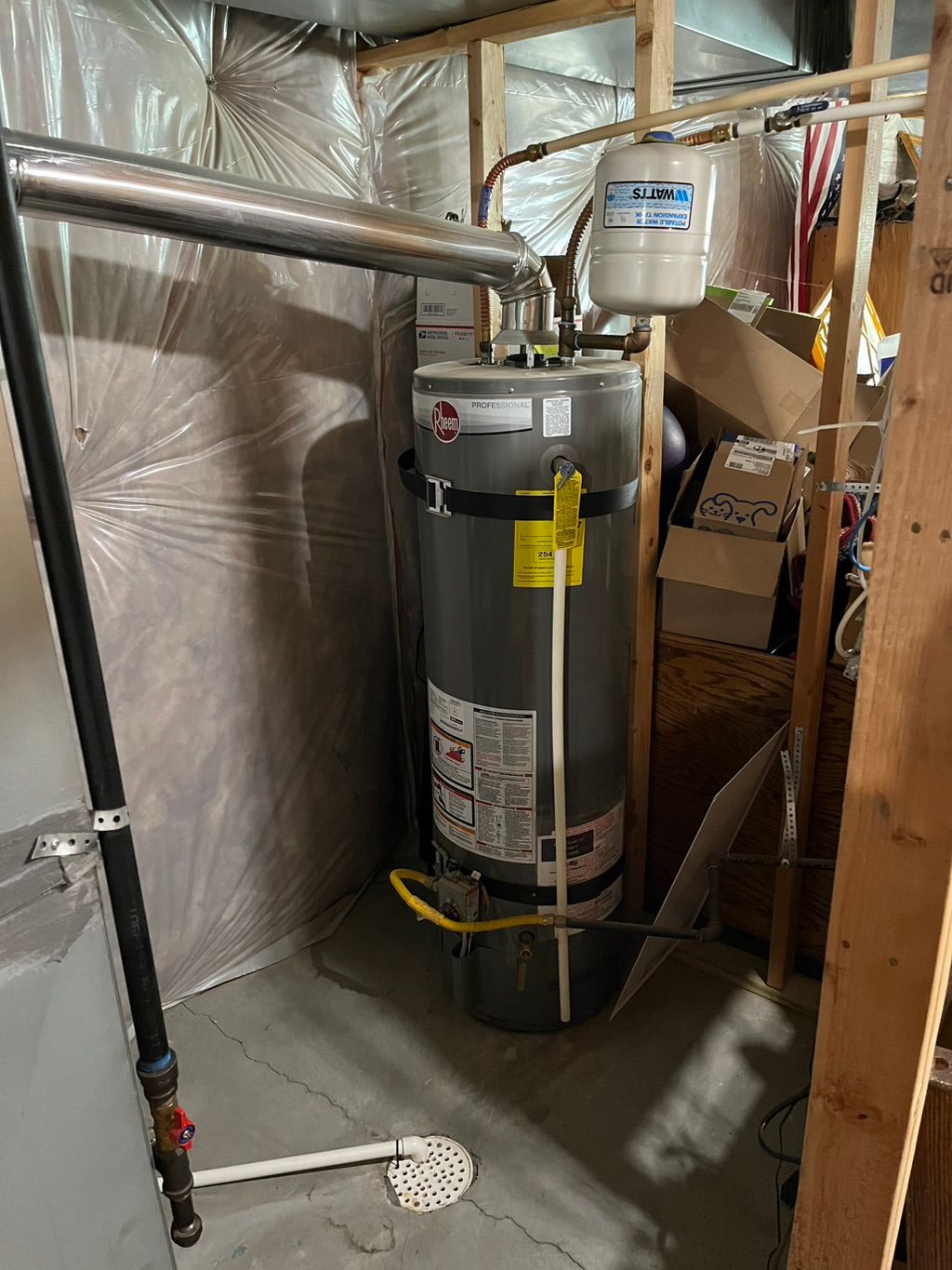 Existing 40 gallon to be replace with Navien and s