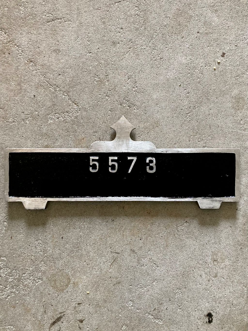  After Address Plate Painting.