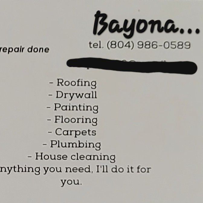 Home🏚️ Repair🛠️ " Bayona" Pro handyman