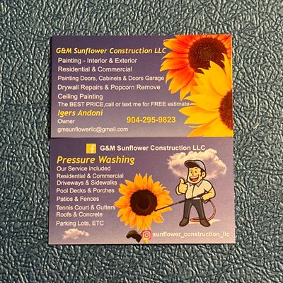 Avatar for G&M Sunflower construction Llc