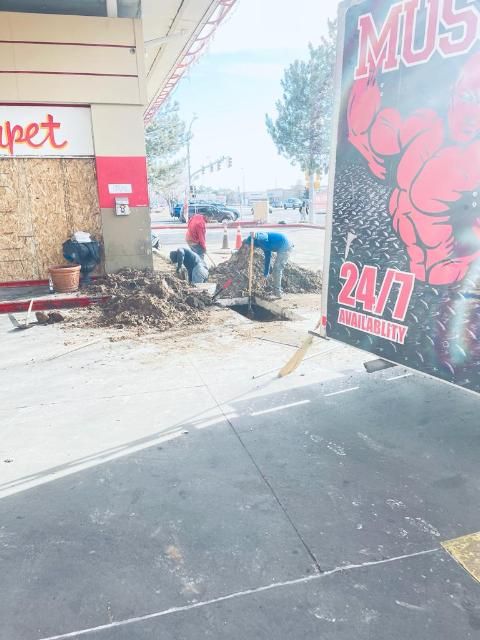 Labor men in action!