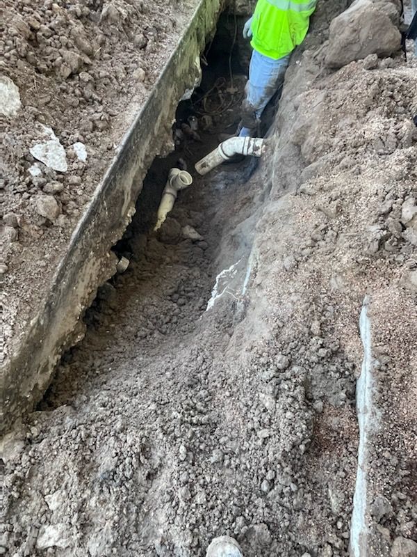 Problem at the 4 in pipe reached!