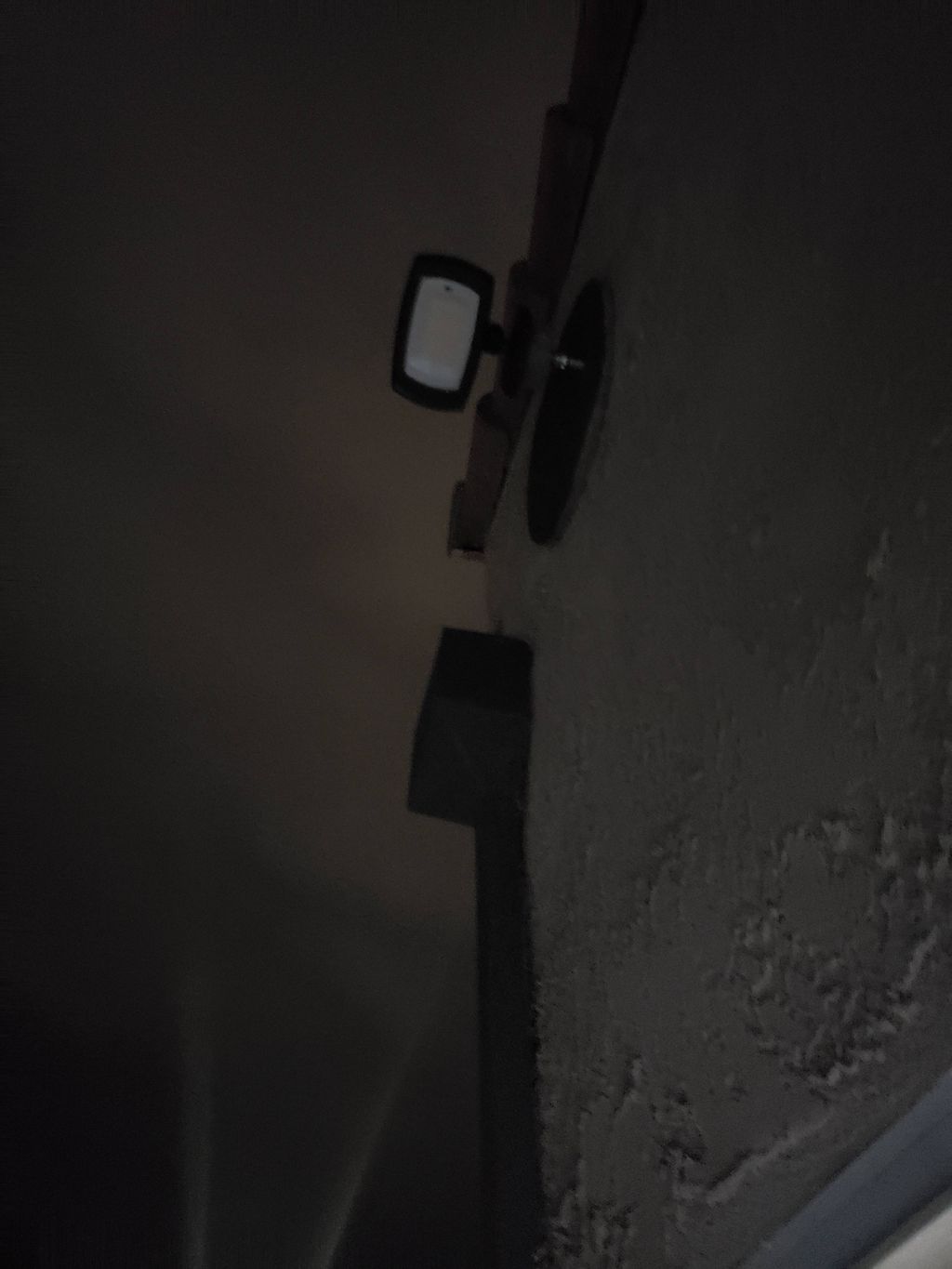 external Light outside apartment garage 