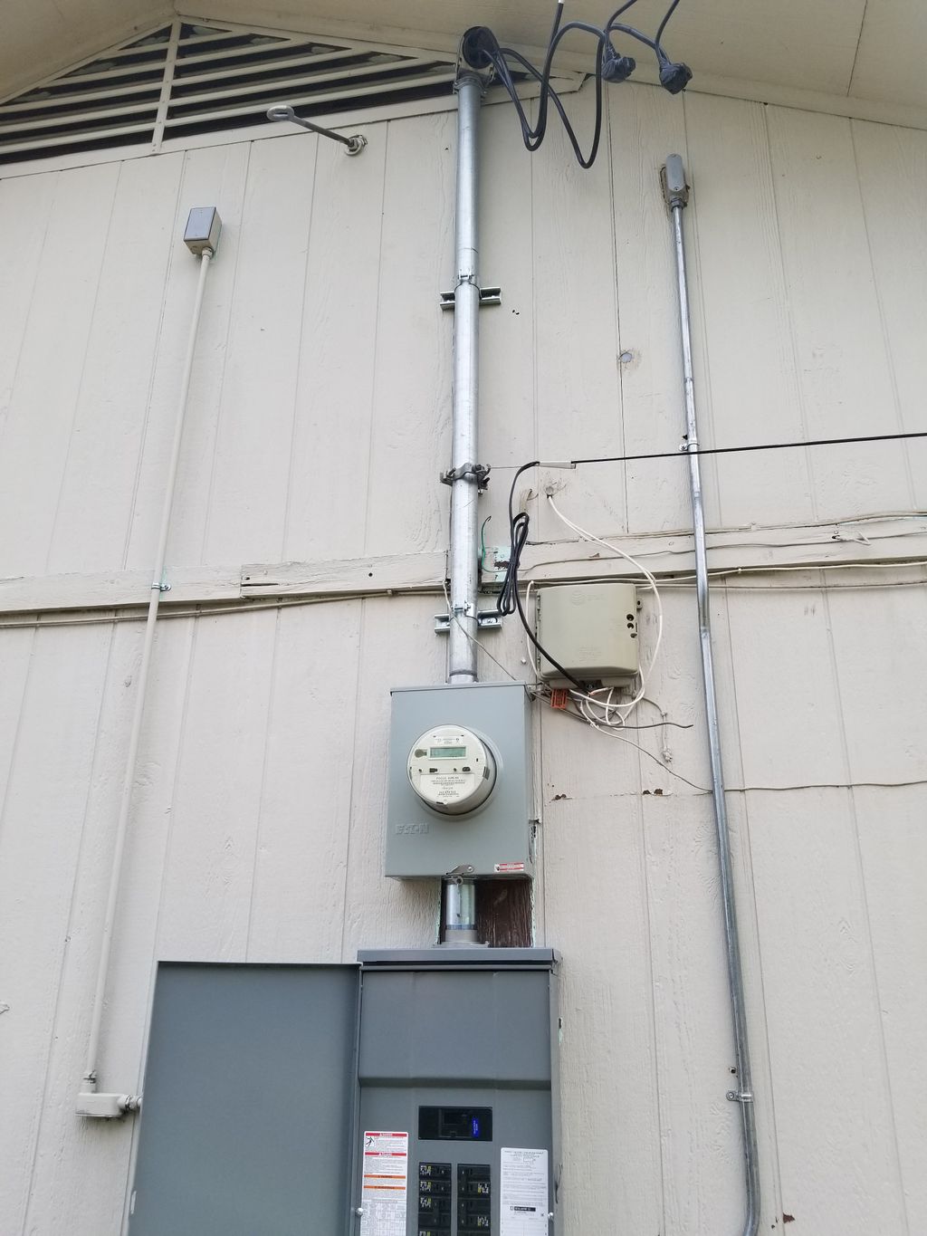 Overhead service + panel upgrade