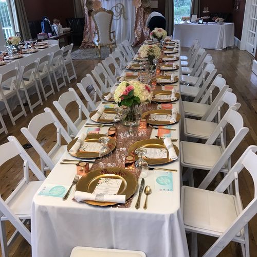 Professional Momentous Events planned my bridal sh