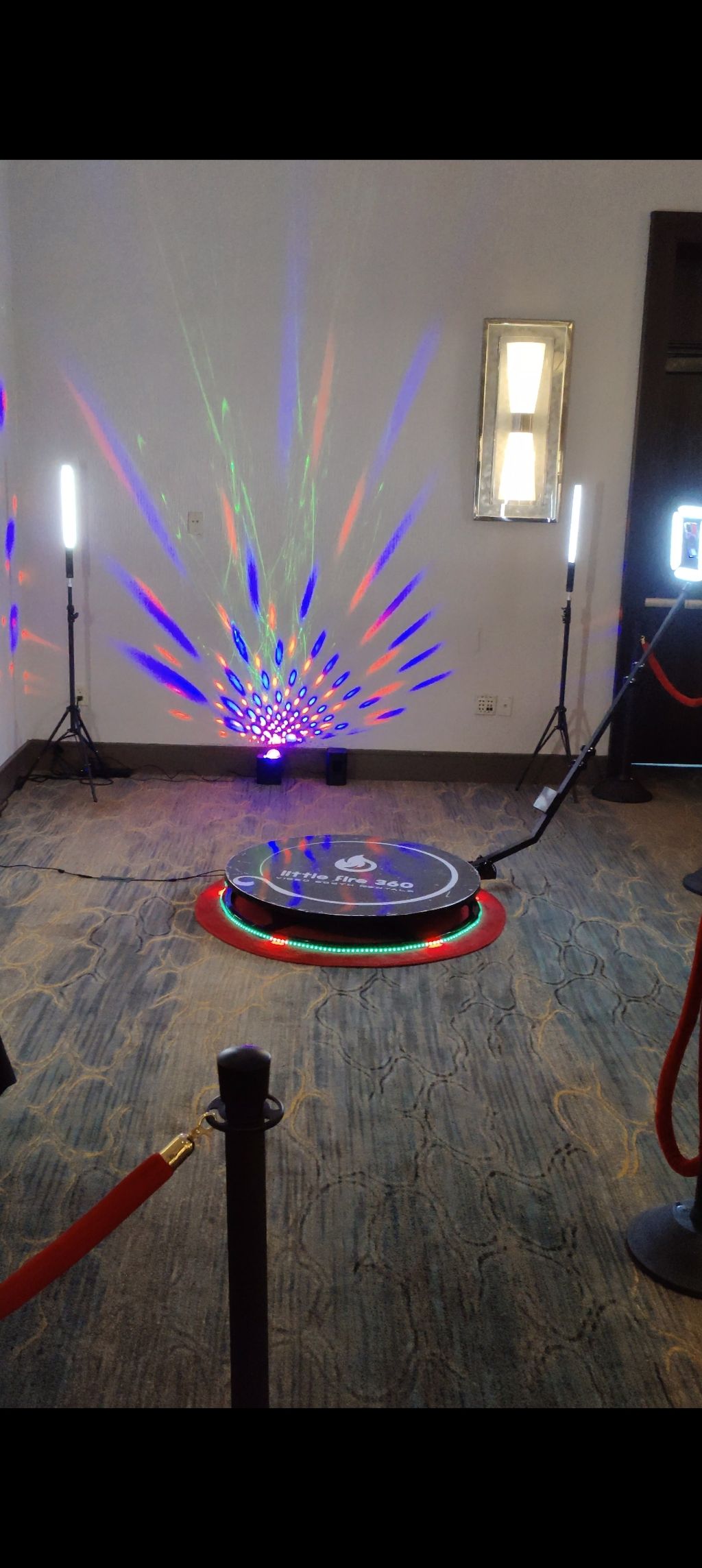 360 Booth Setup at an Event