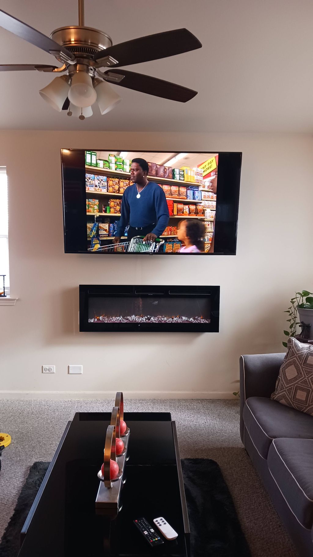Get comfortable in your living room with a 65 inch