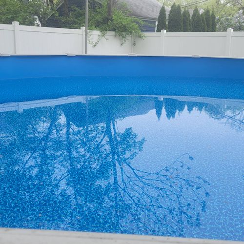 Our liner tore on our above-ground pool, and Al di