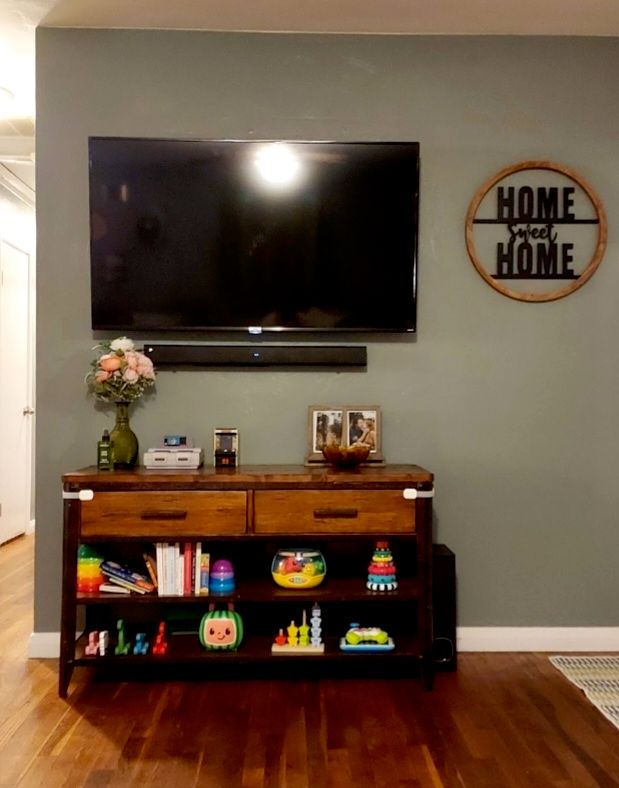 TV and sound bar install