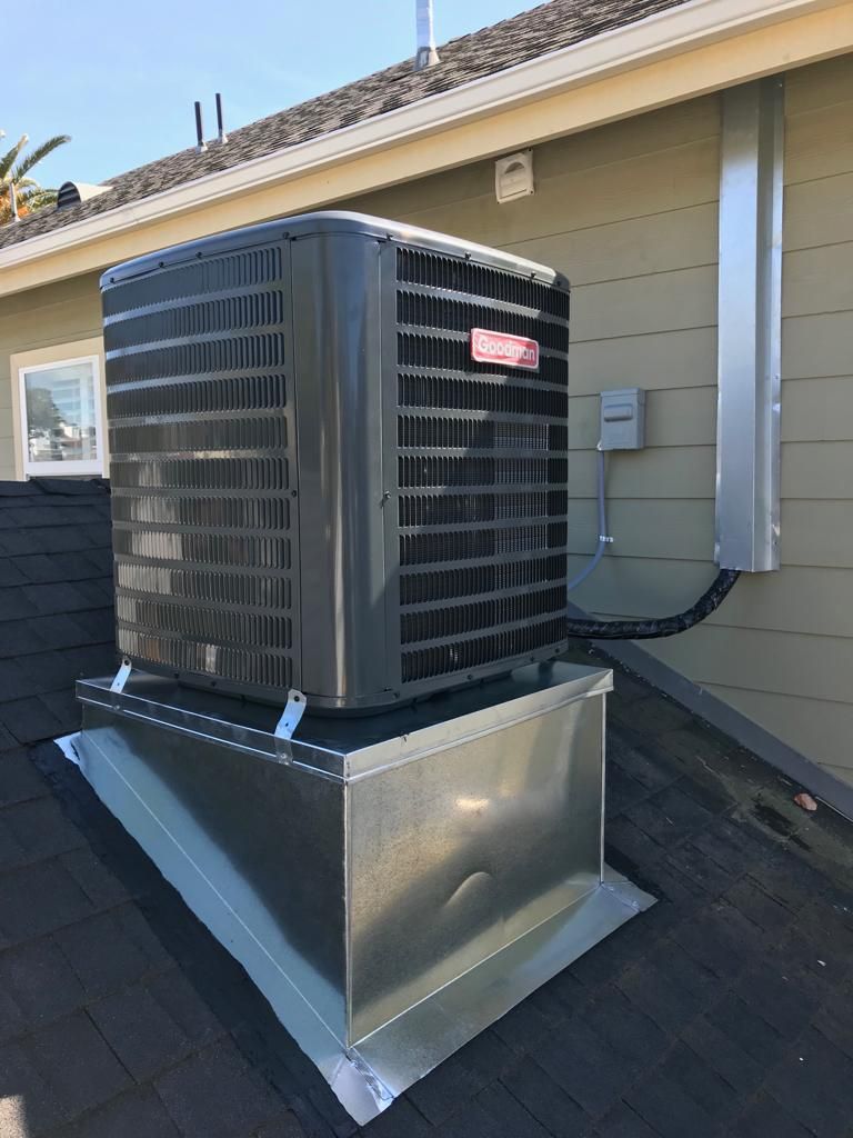 Condenser with platform installation