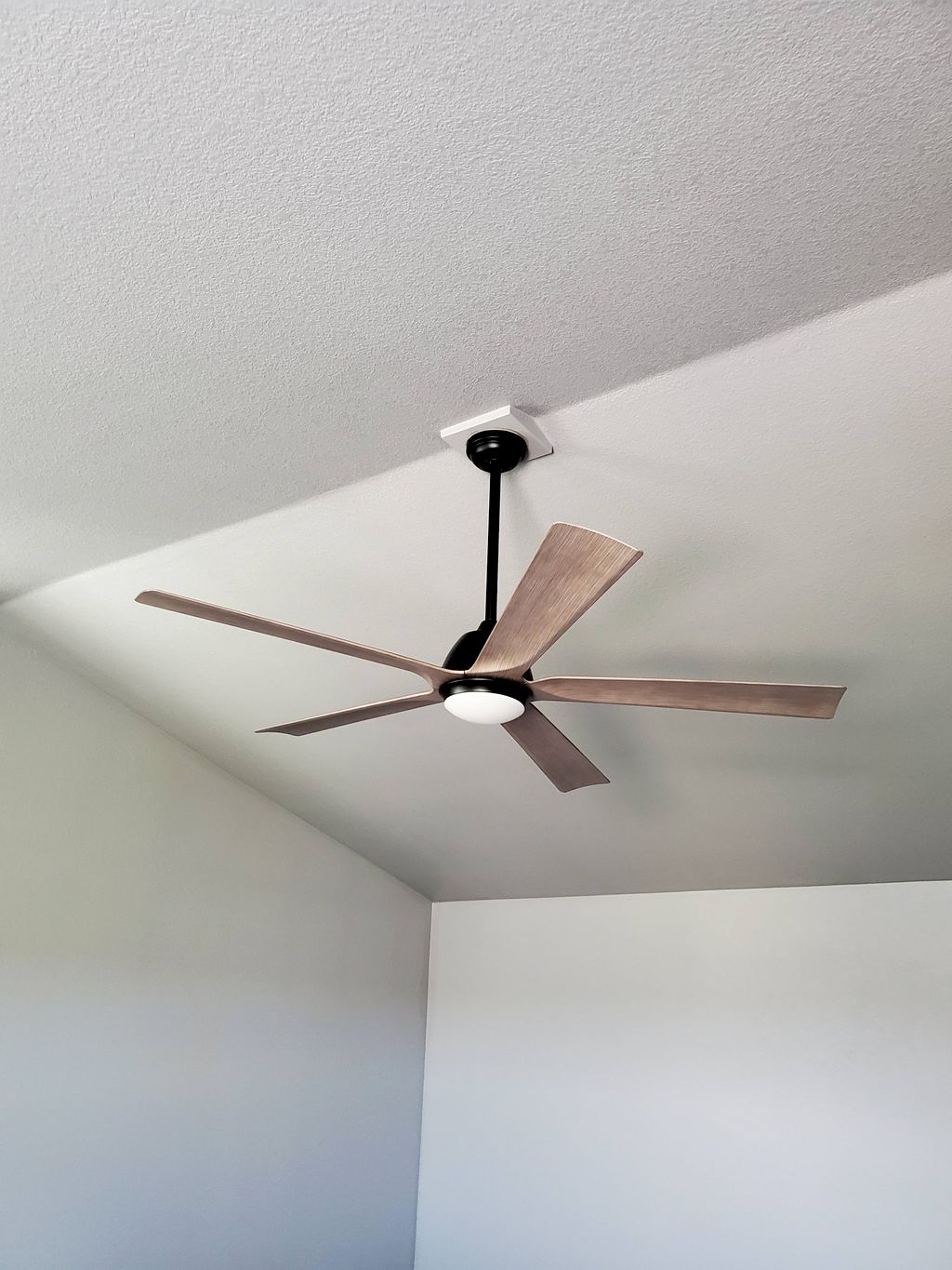 We had a few ceiling fans installed. He was friend