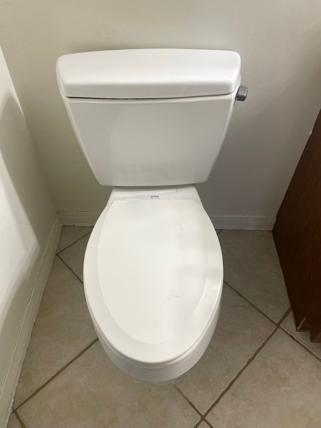 Installed new toilet