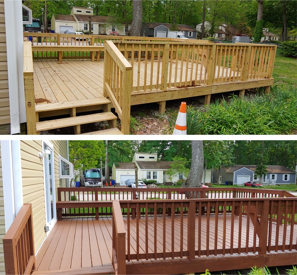 Deck Staining and Sealing