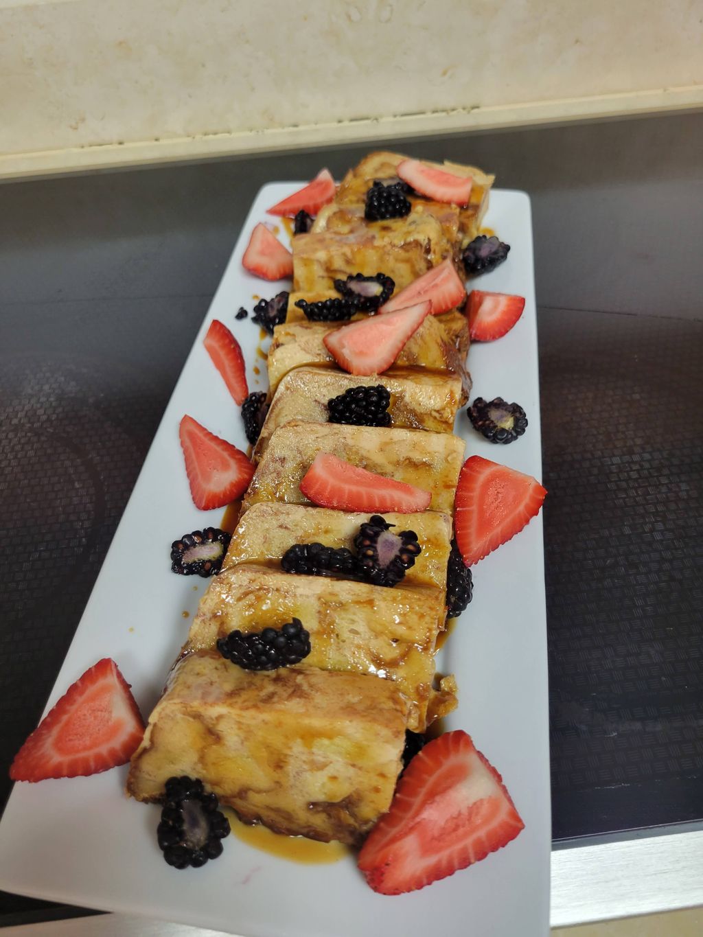 Brioche bread pudding 