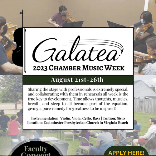 Ask us about our 2023 Chamber Music Week!