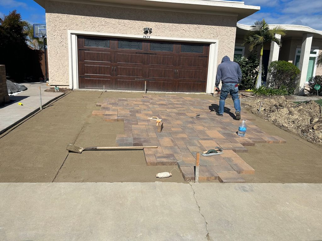 Installing toscana 3pc pavers