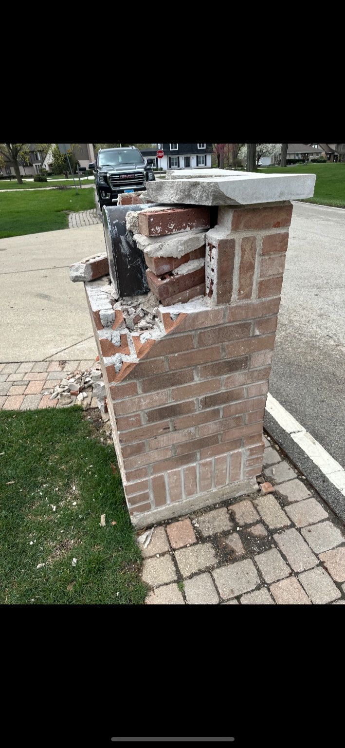 I hired this company to repair my brick mailbox. T