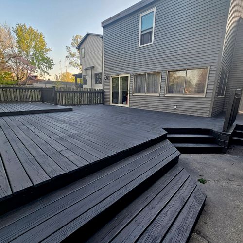 So happy with my new deck color.