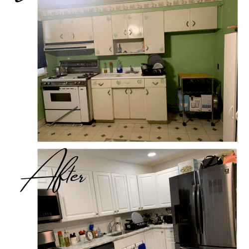 Kitchen renovation: extensive