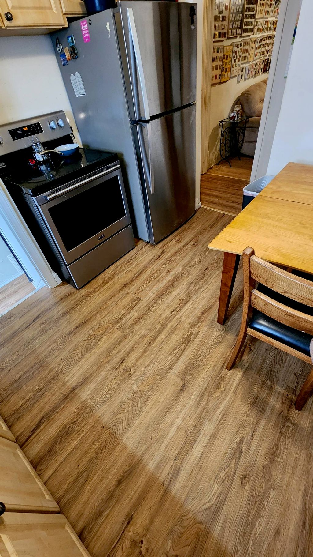 JDB did an excellent job installing laminate floor