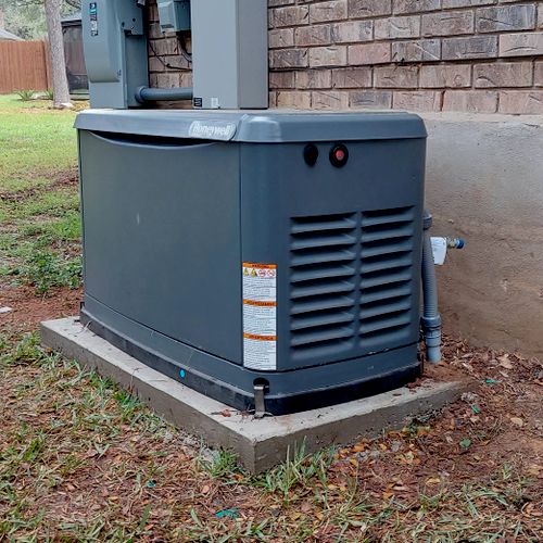 Whole house backup generator 