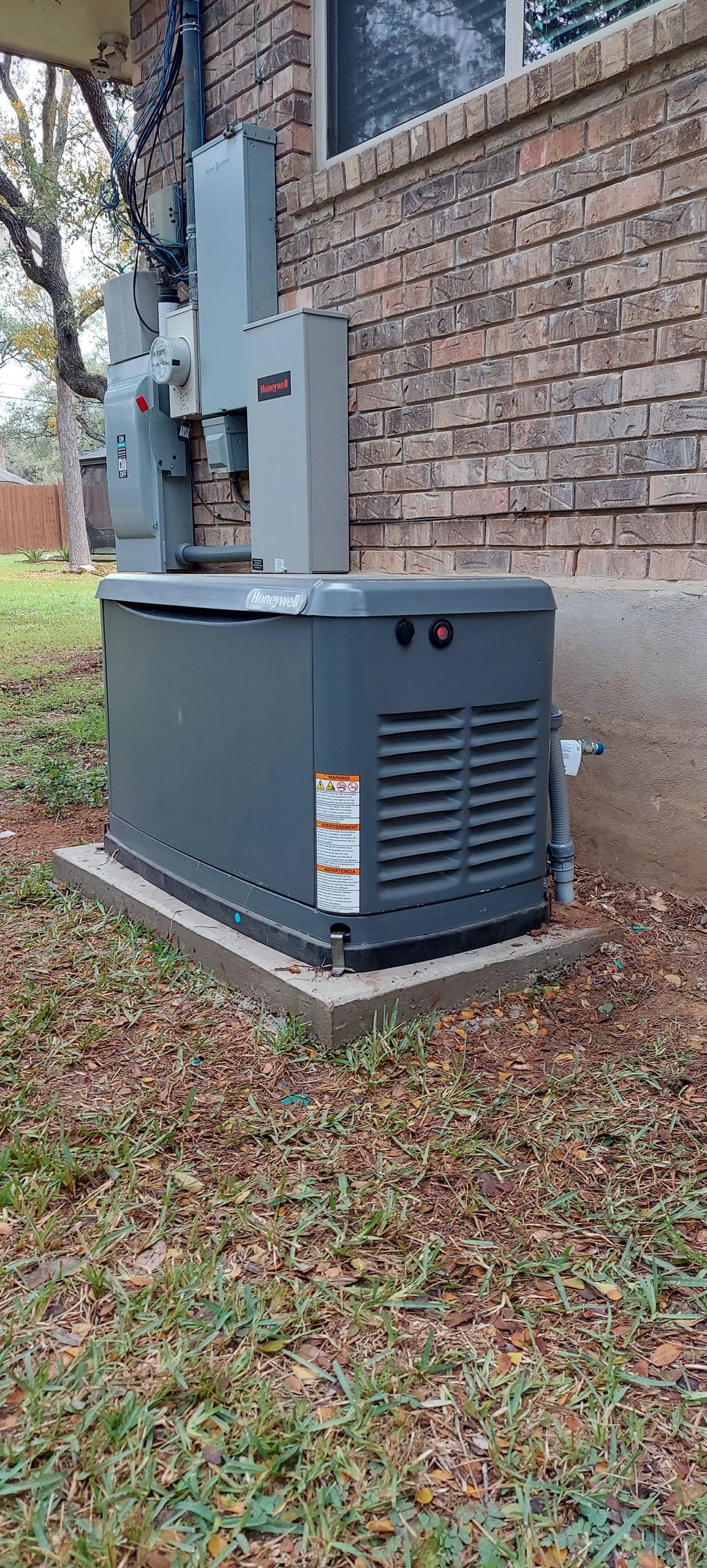 Whole house backup generator 