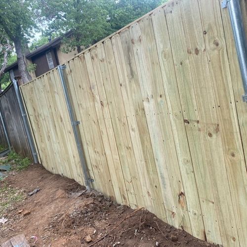 Martin did an amazing job repairing my fence and I