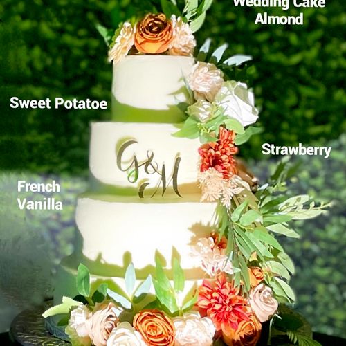 Elegant Four Tier Wedding Cake