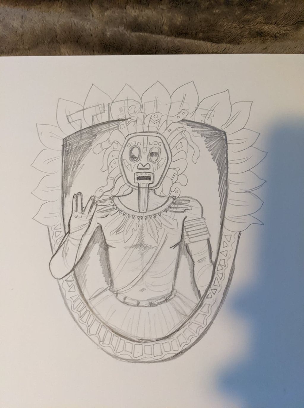 Sketch done for Vibe tribe 
