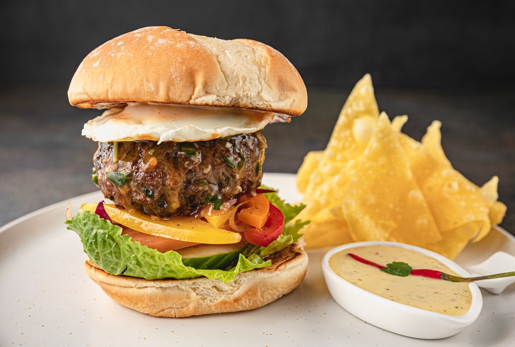 Thai Basil Beef Burger