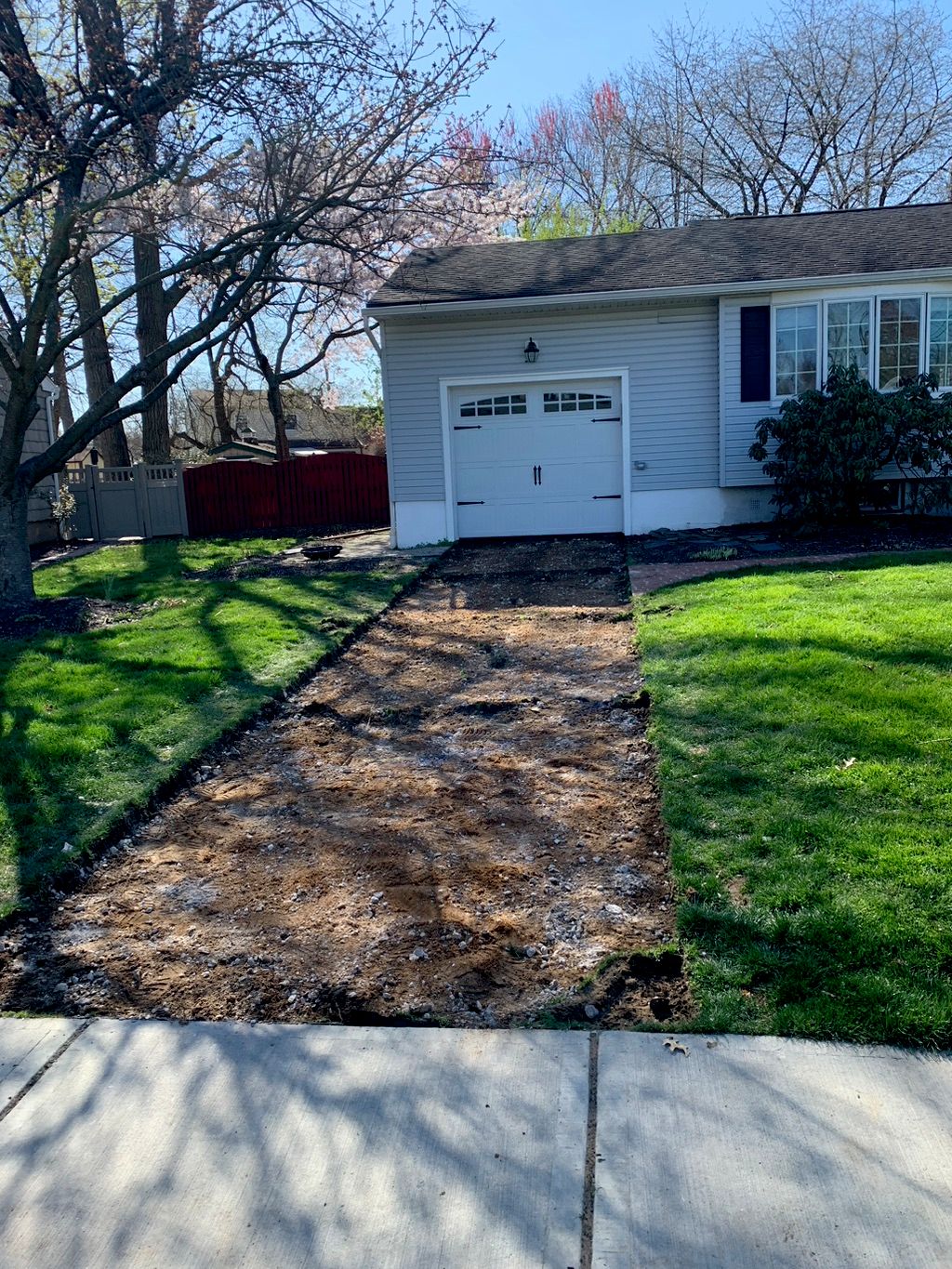 Driveway removal 