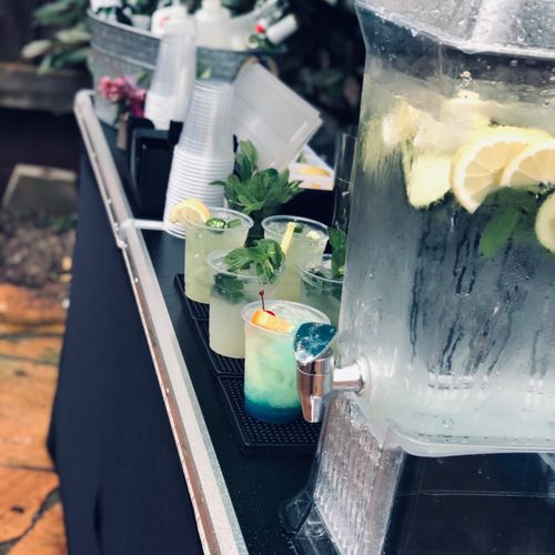 I hired Caryl’s Mobile Bar for a retirement party 