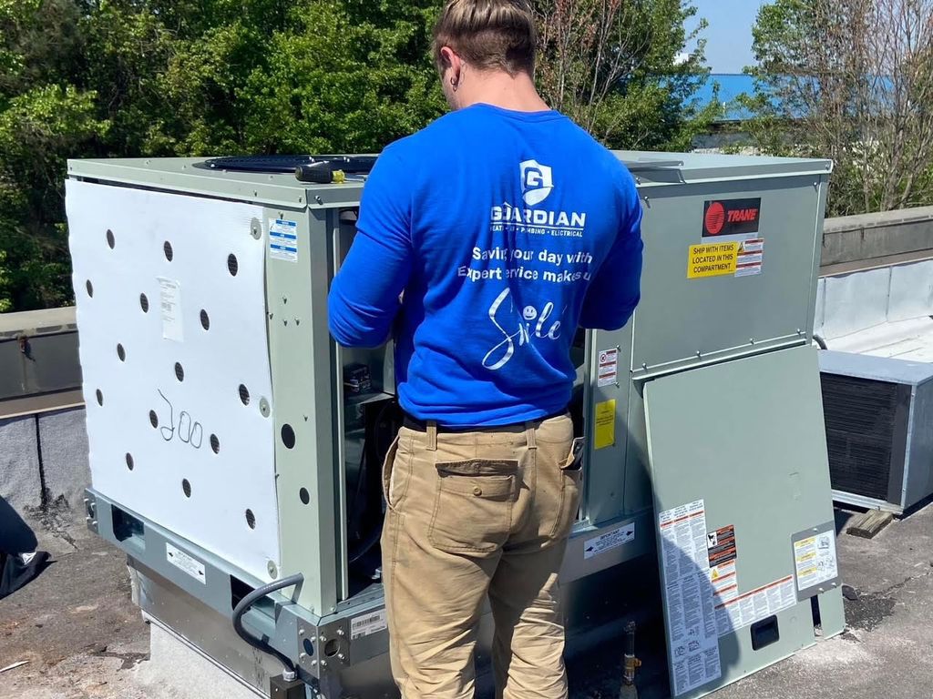 Light Commercial Rooftop Unit Installation