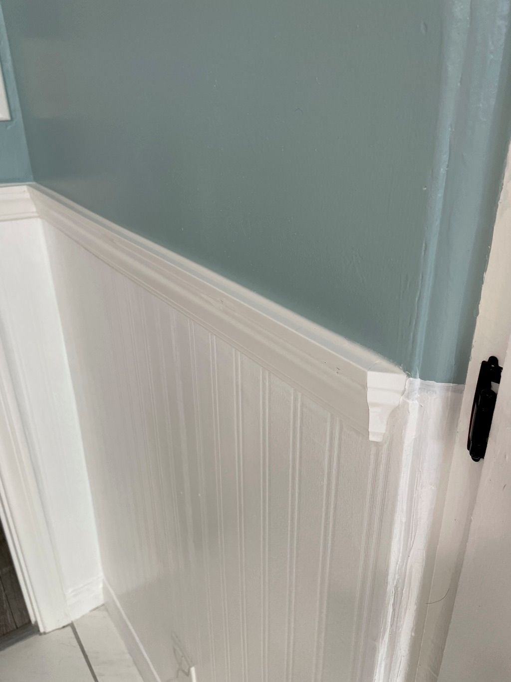 Zach installed chair rail mounding for us and did 