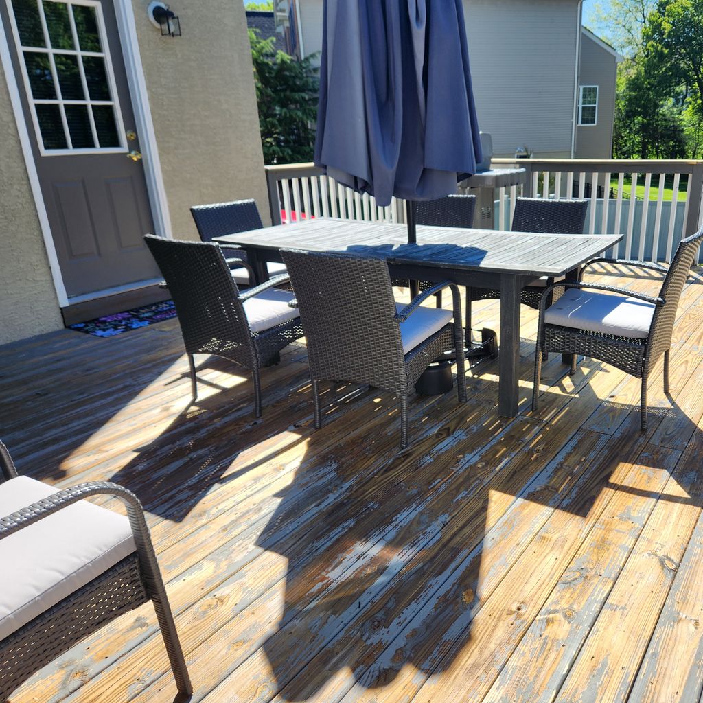 Deck Staining and Sealing project from 2023