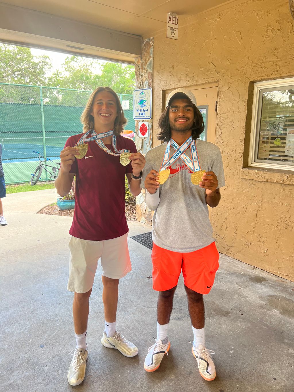 High school Doubles state champions for WRHS!