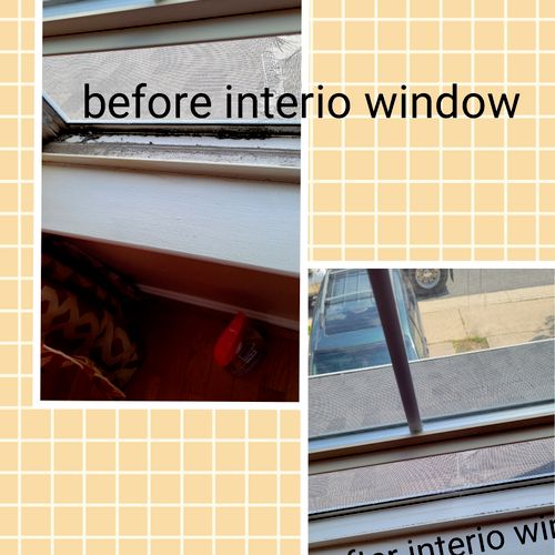 Interior windows Deep cleaning 