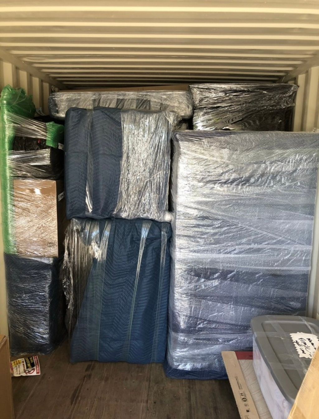 Plastic protection to keep all fabric furniture cl