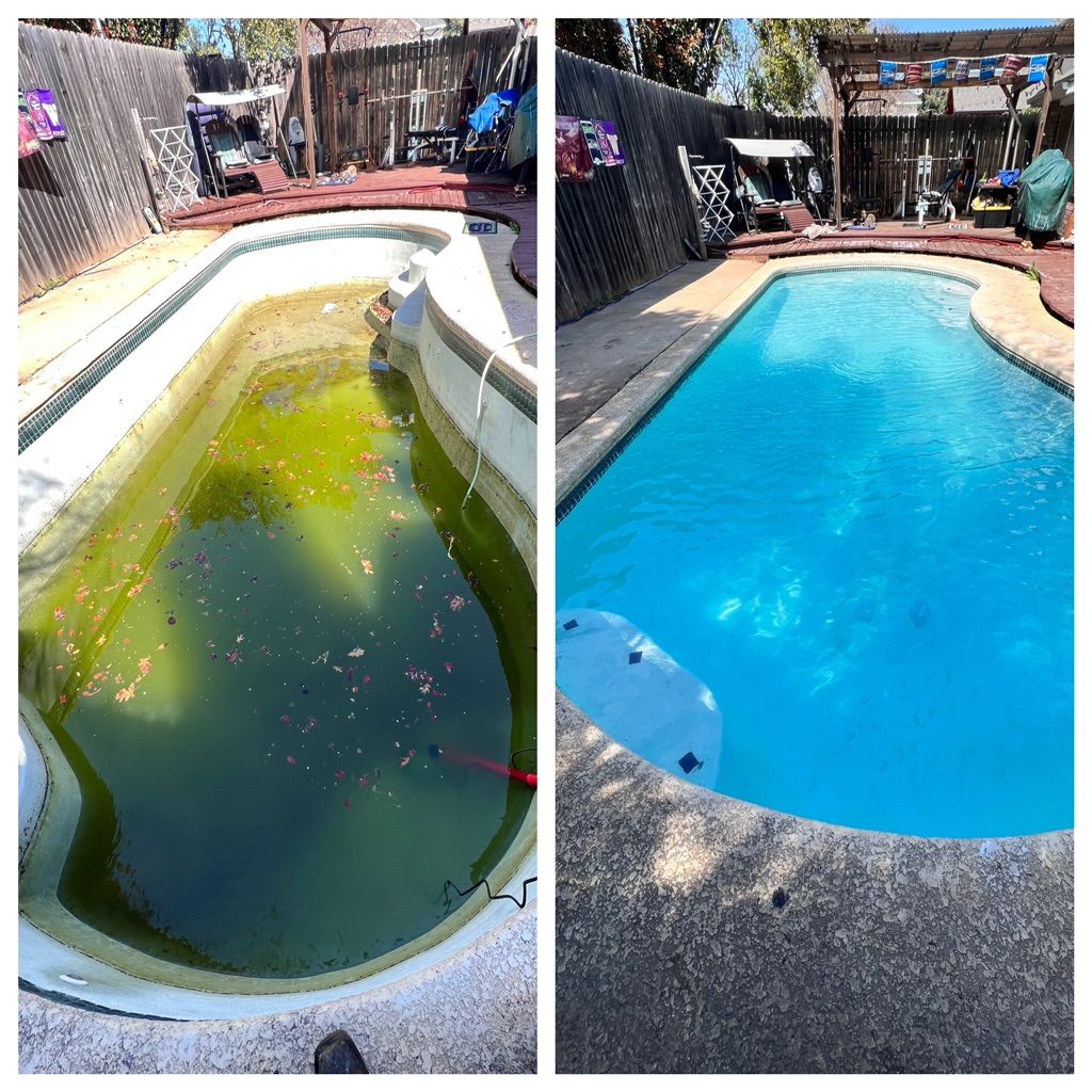 Before and after plaster 