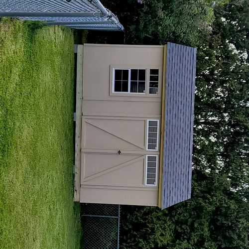 I made an appointment to have a shed installation 