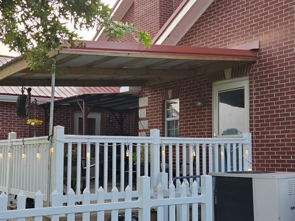 Fence deck and deck cover 