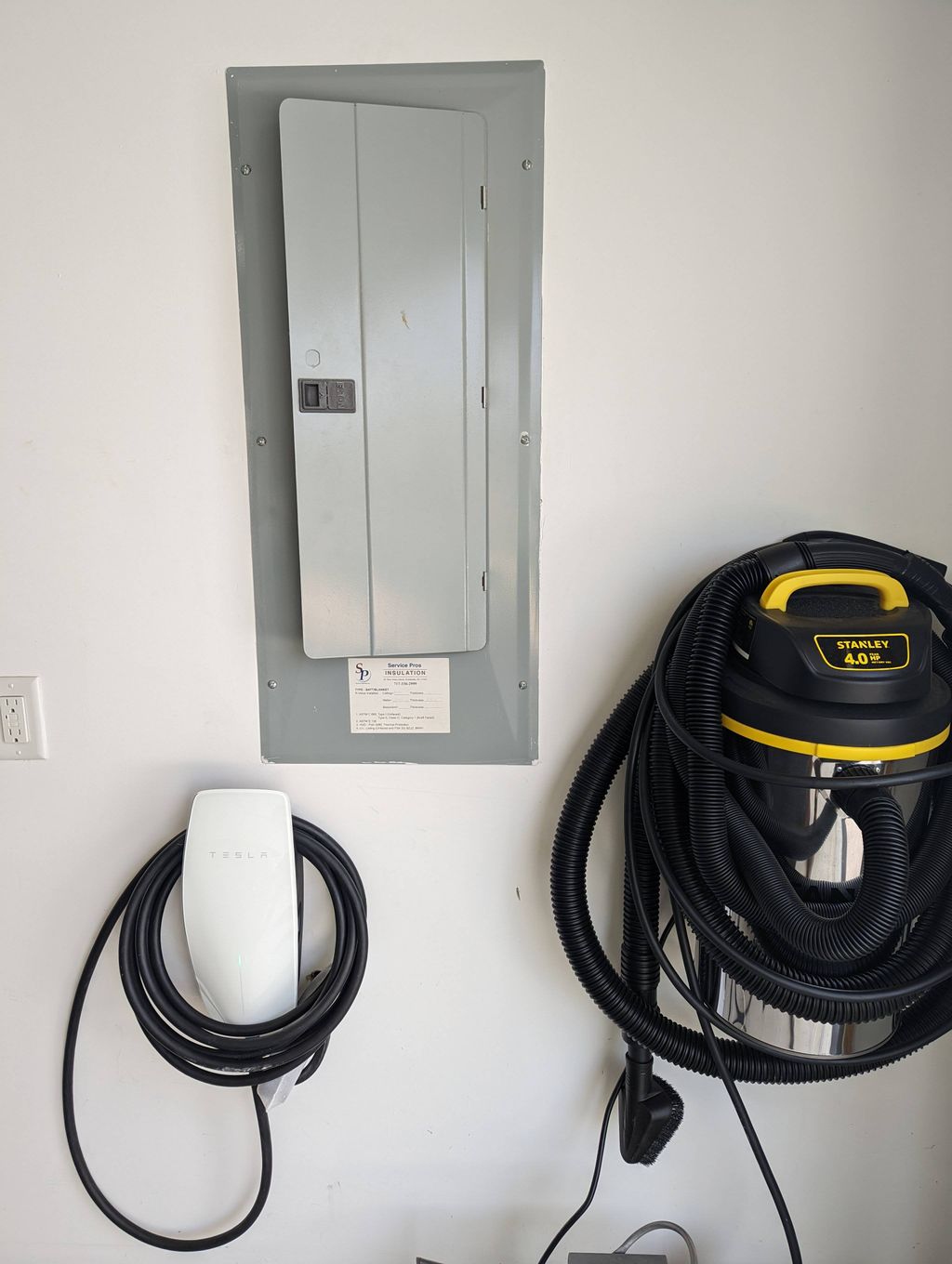 Tesla charger installation 