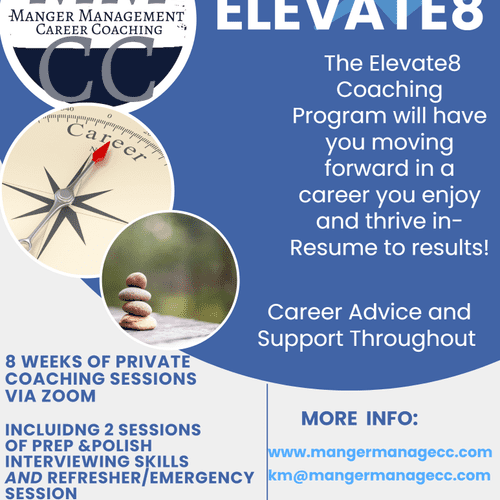 Elevate8 Career Coaching Program and NEW Elevate4 