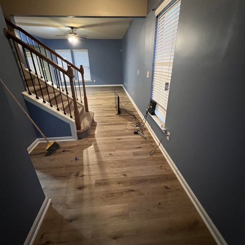 blue interior paint 