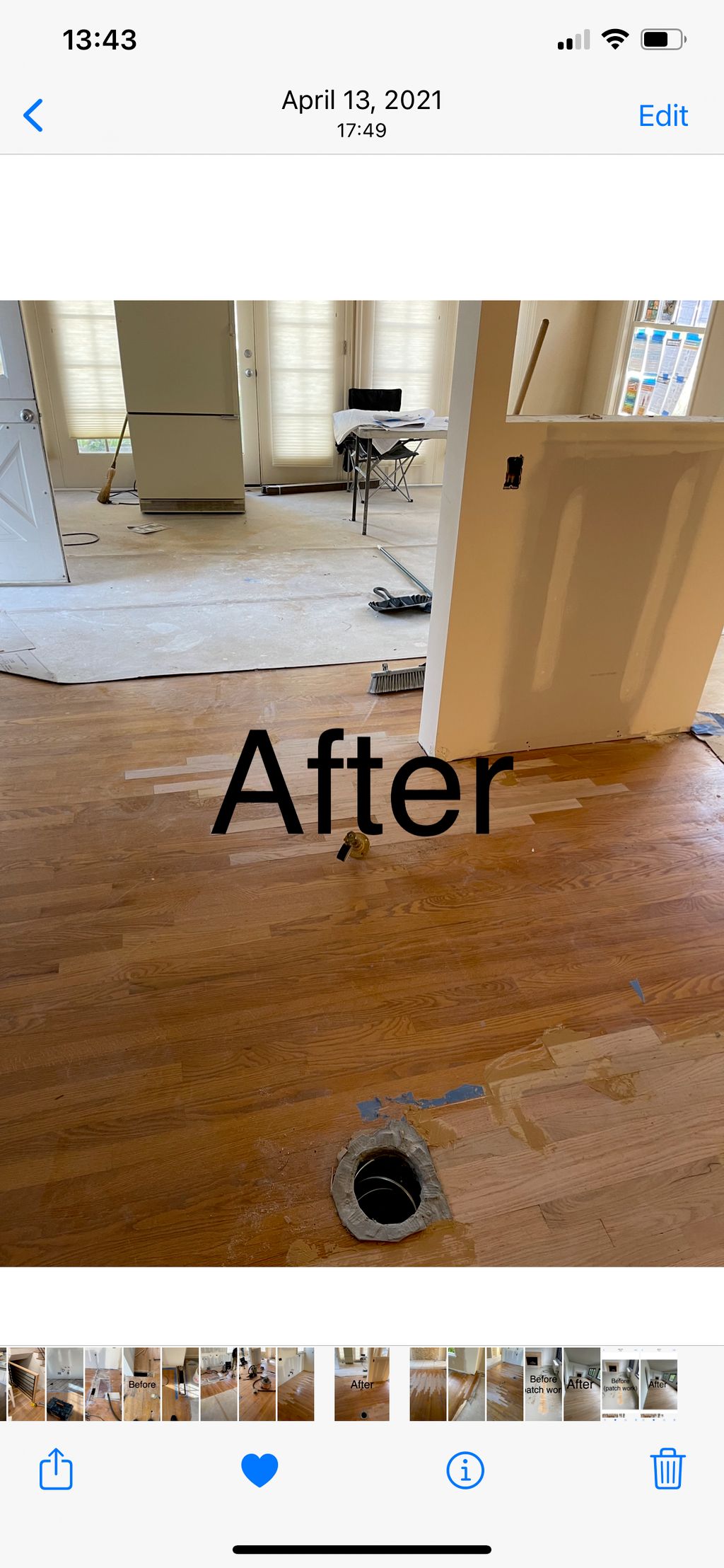 Hardwood Floor Refinishing